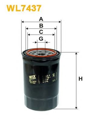WIX FILTERS wl7437 -  Фильтр масляный двигателя